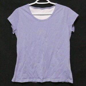 M&S | UK 12-14 | EUR 40-42 | CN 165/96A | Lilac Short Sleeve T-Shirt / Tee | GUC